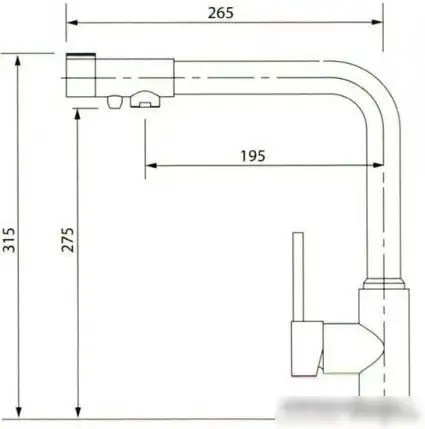 Смеситель Kaiser Teka 13044-11 (бежевый) - фото товара