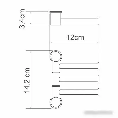 Держатель для полотенца Wasserkraft K-1053 – фото товара
