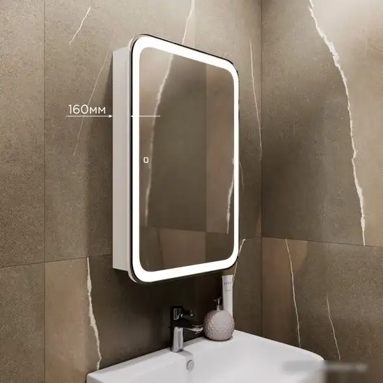 Mixline Шкаф с зеркалом Фиджи 550381 – фото товара