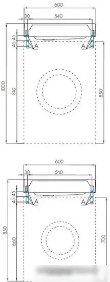 Умывальник Акватон Рейн 60 - фото товара