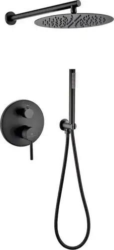 Душевая система Grocenberg GB5099BL-3 (черный матовый) - изображение в каталоге