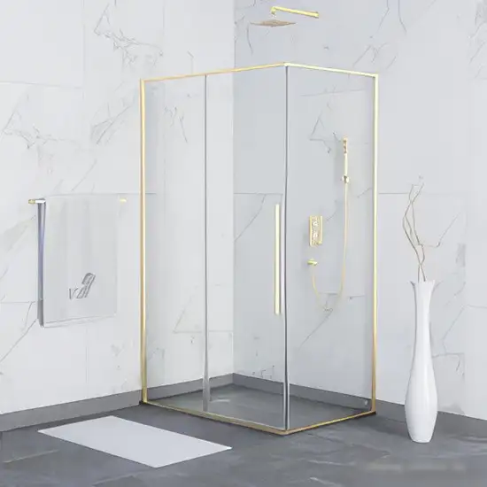 Душевой уголок RGW SV-42-G 90x100 (золотичтый/прозрачное стекло) - фото товара