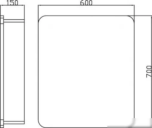 Doratiz Шкаф с зеркалом для ванной Аква 60 2711.173 (белый) – фото товара