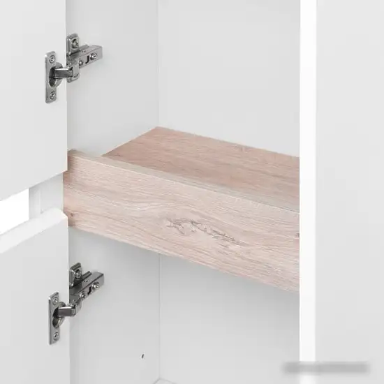 Акватон Шкаф-пенал Нортон 34 1A249403NT01L (левый, белый/дуб эндгрейн) – фото товара