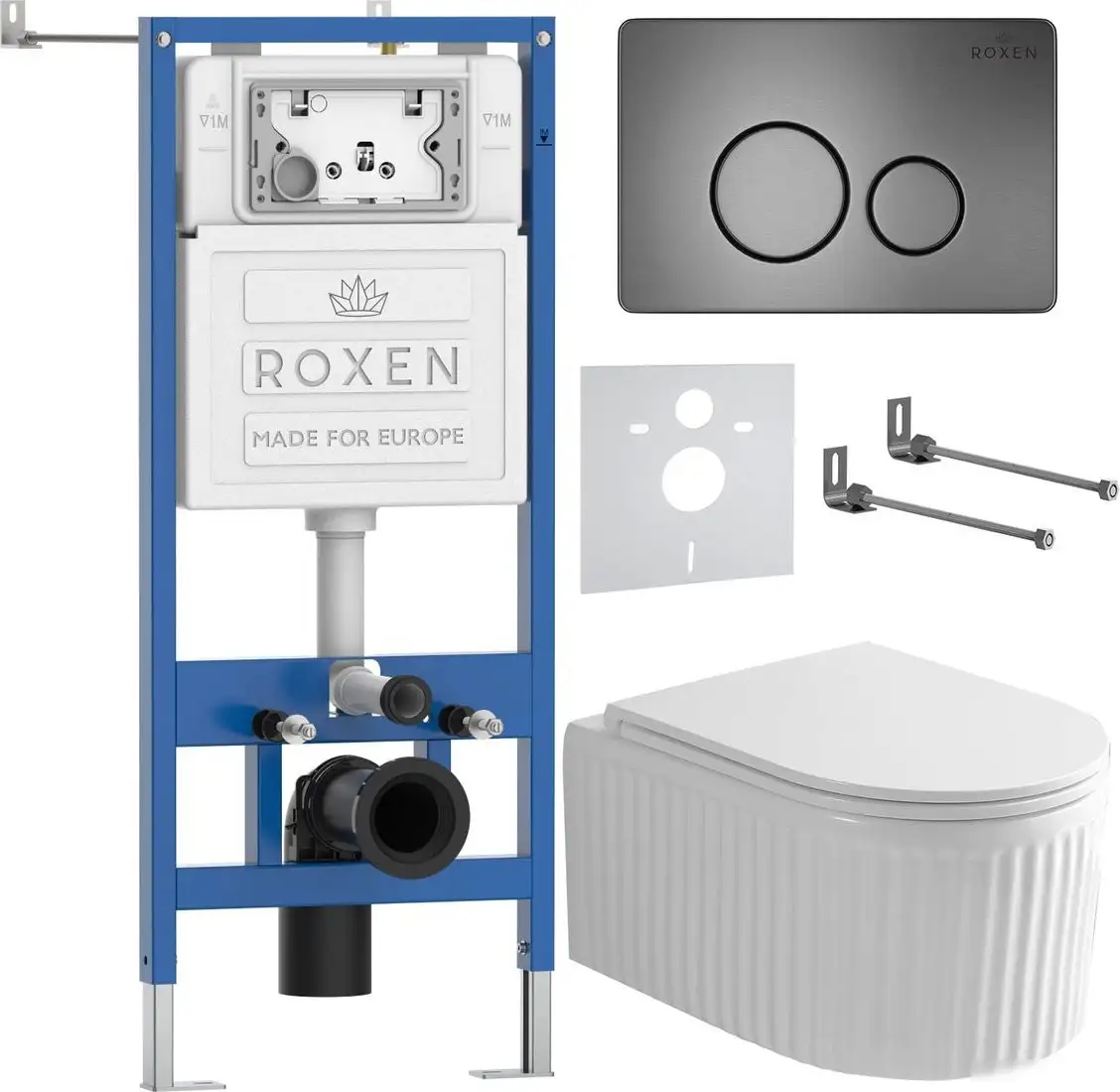 Унитаз подвесной Roxen StounFix Dual Fresh 968283 - фото товара