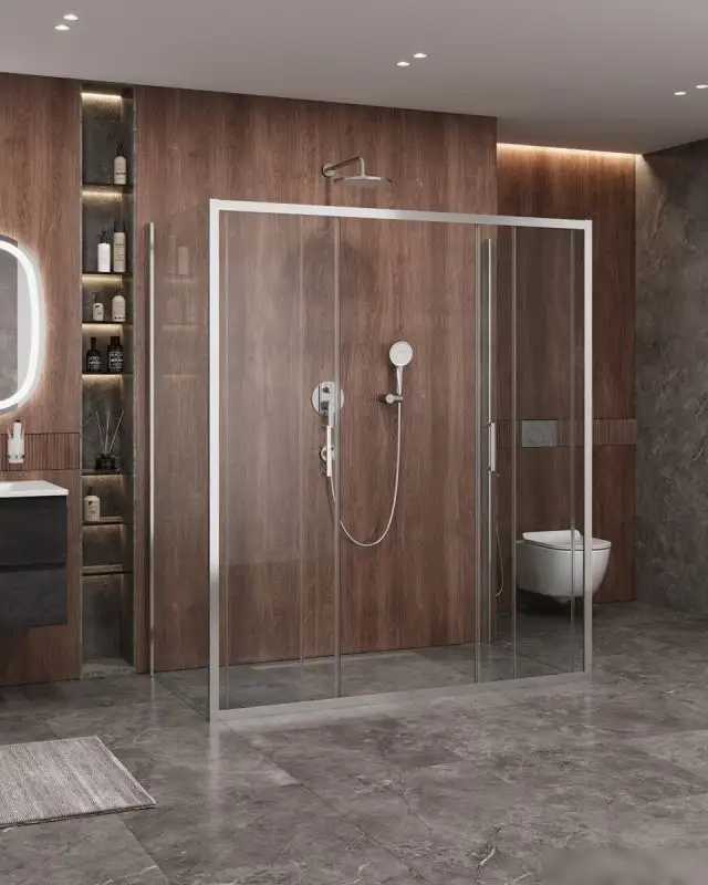 Душевой уголок Cezares MOLVENO-AH-2/2-180/100-C-Cr-IV - фото товара