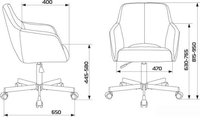 Бюрократ CH-380M (черный) – фото товара