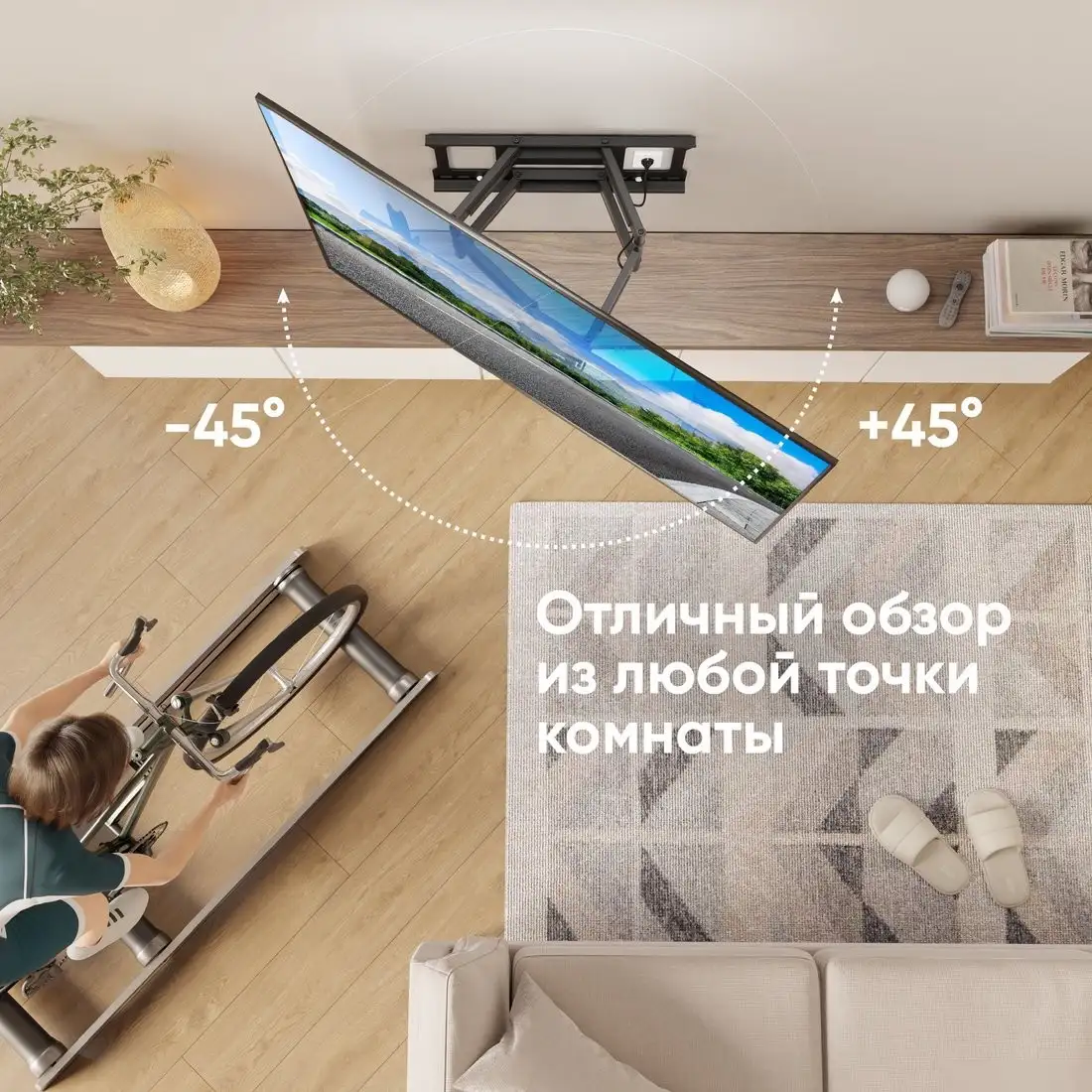 Кронштейн для телевизора Onkron M10 (черный) – фото товара