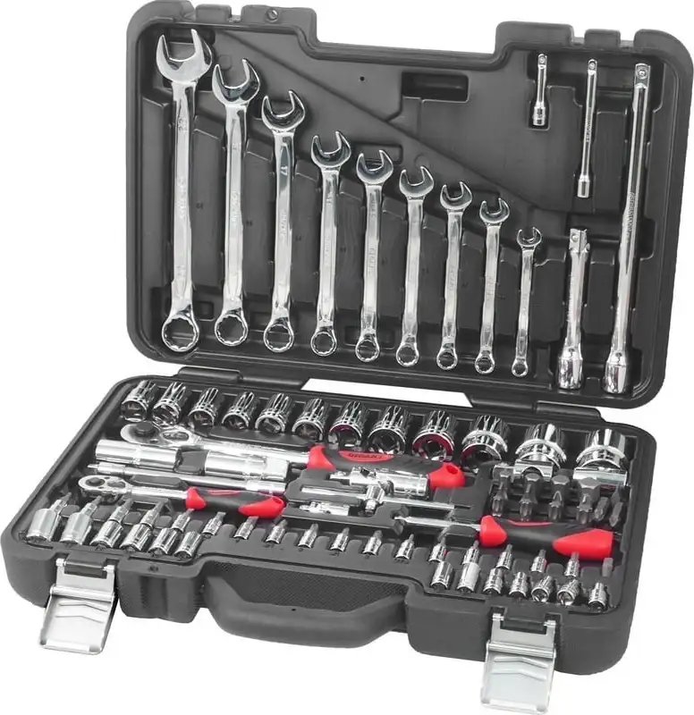 Набор трещотка с головками и битами Gigant GPS 82 (82 предмета) – фото товара