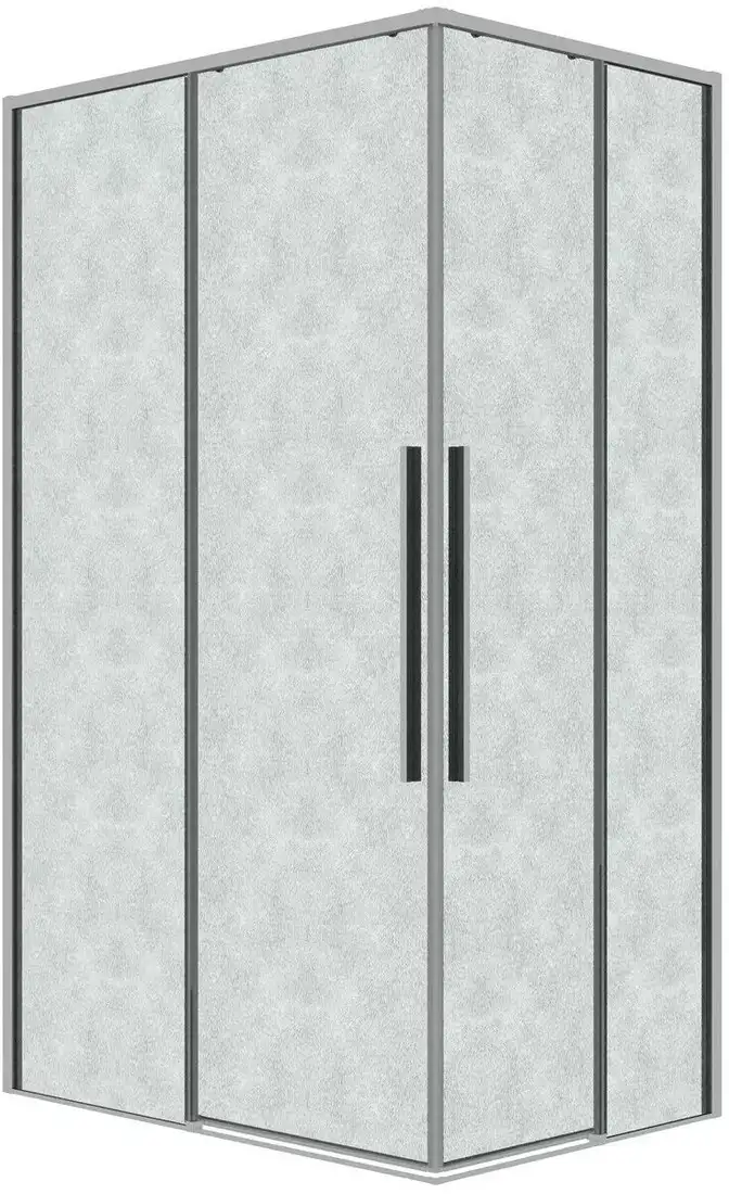 Душевая дверь Grossman Galaxy 90x195 1/2.K33.01.90.10.02 (хром/стекло шиншилла) - фото товара