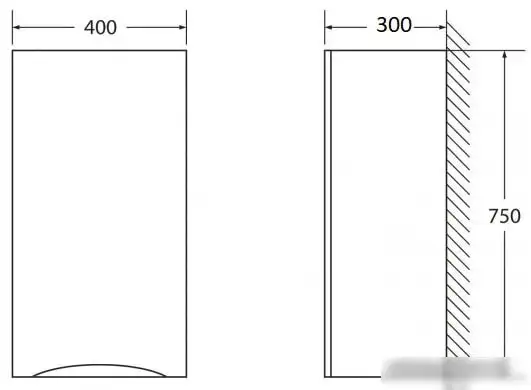 BelBagno Шкаф-полупенал Fly-Marino-750-1A-SC-BL-P-L (bianco lucido) – фото товара