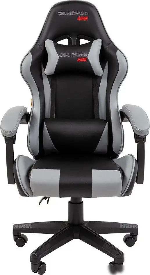 Игровое (геймерское) кресло CHAIRMAN Game CH29 (экокожа черный/серый) – фото товара