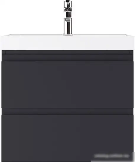 Домино Тумба под умывальник Classica 60 Graffo подвесная В2 DGr2111T (графит матовый) – фото товара