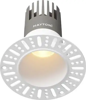 Точечный светильник Maytoni Dip DL124-10W-3K-TRS-W – изображение в каталоге