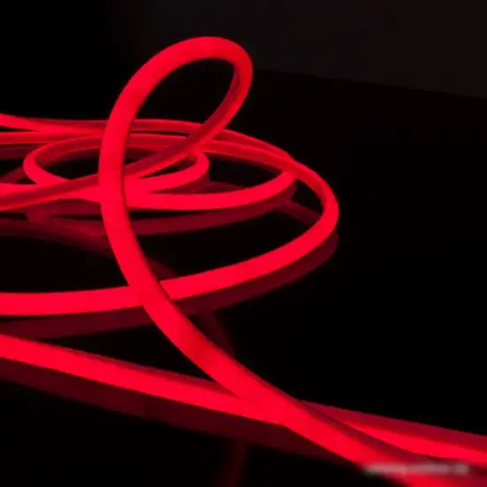 Гибкий неон Elektrostandard 220V 9.6W 144Led 2835 IP67 круглый красный a043549 – фото товара