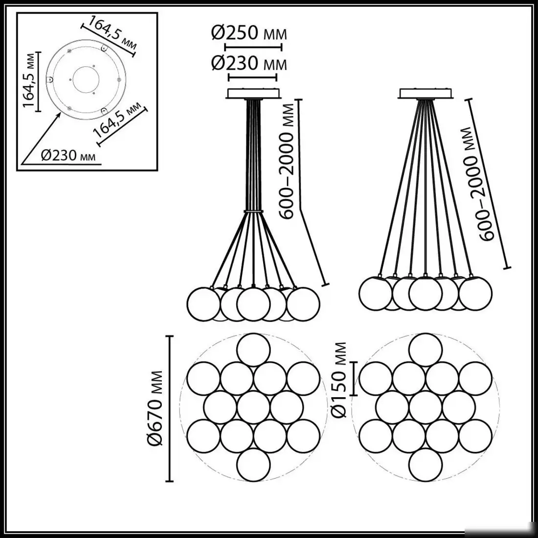 Подвесная люстра Odeon Light Magia 7109/13 – фото товара