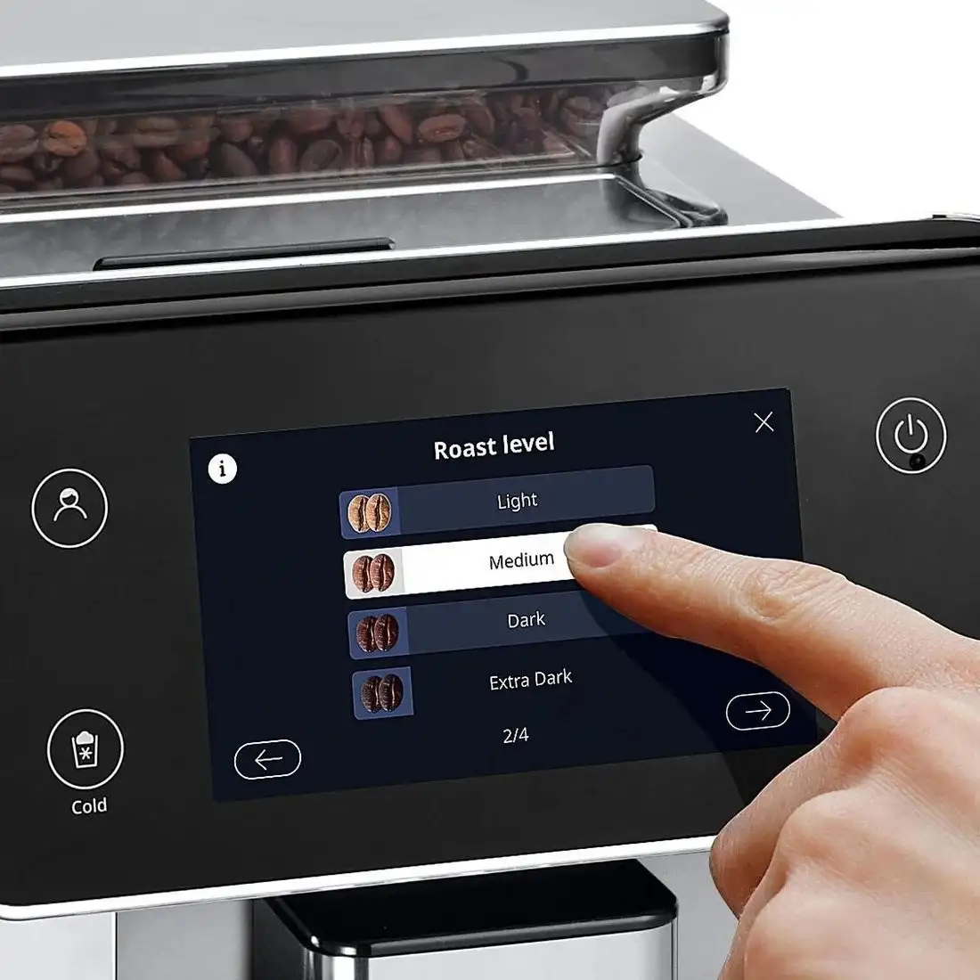 Кофемашина DeLonghi PrimaDonna Aromatic ECAM630.55.SM - фото товара