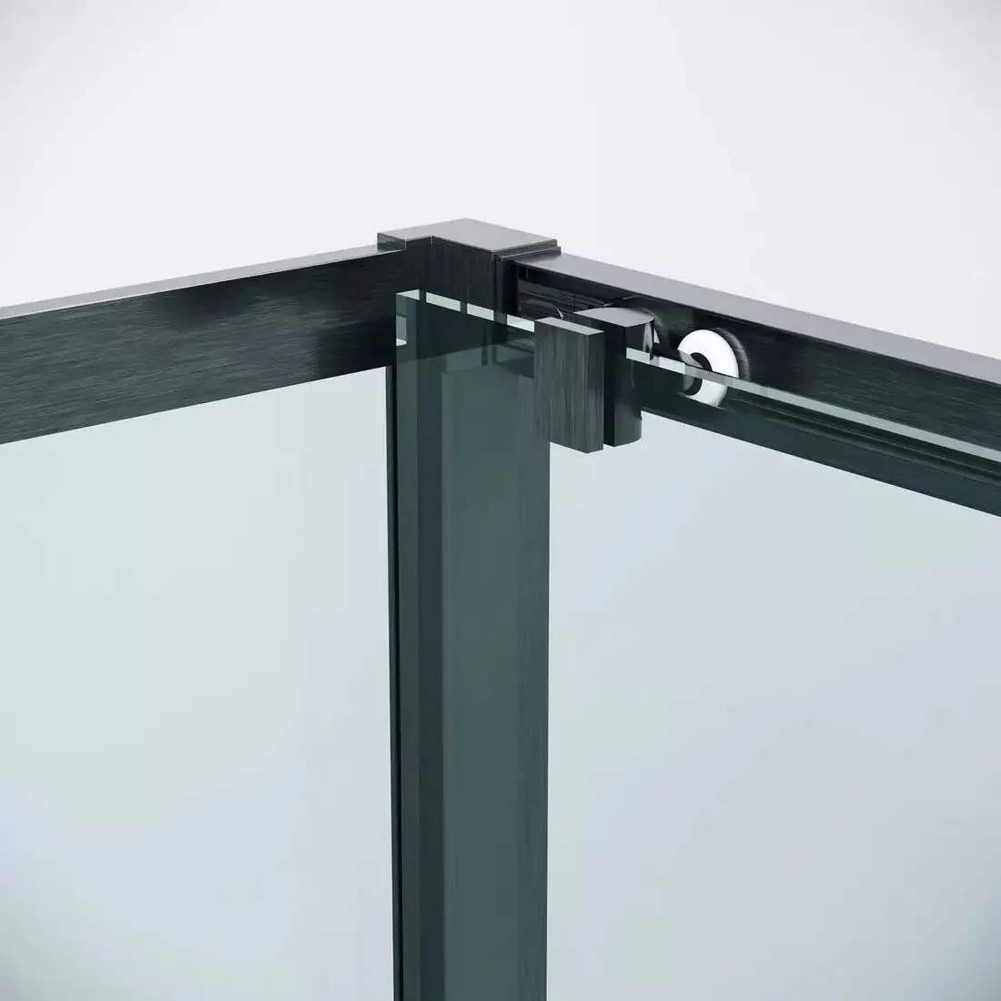 Душевая стенка Grossman Cosmo 100х195 200.K33.02.100.42.00 (графит сатин/стекло прозрачное) - фото товара