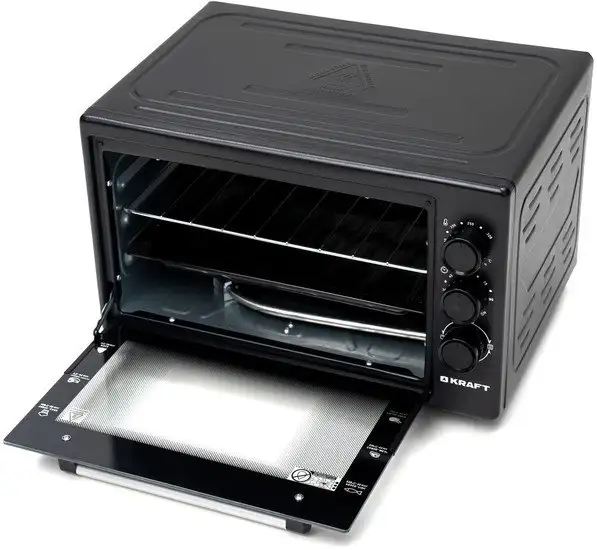 Мини-печь Kraft KF-MO3800BL (черный) - фото товара