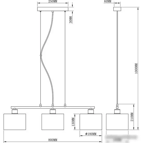 Подвесная люстра Moderli Room V2731-3P – фото товара