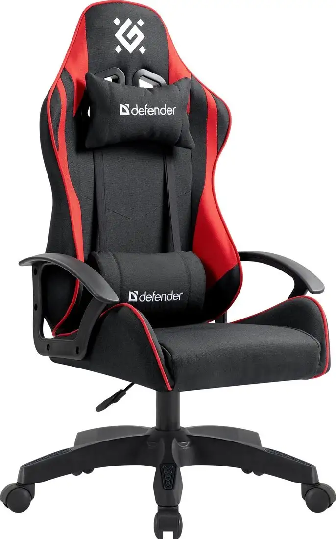 Игровое (геймерское) кресло Defender Kraken (черный/красный) – фото товара