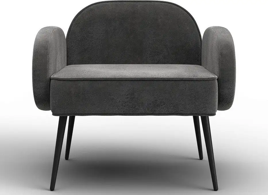 Интерьерное кресло Лига диванов Лига-086 132439 ( велюр Tower 10 серый)