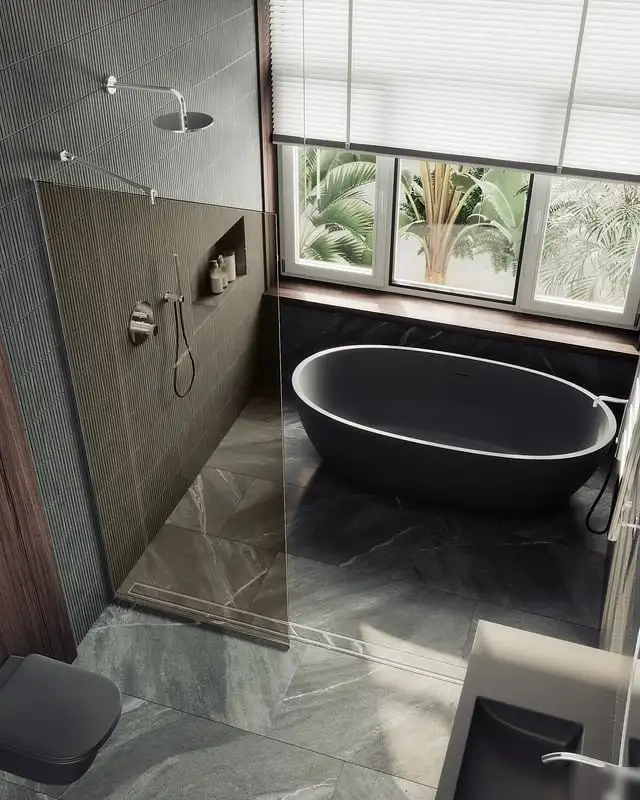 Душевая стенка MaybahGlass 69x195 MGD-702-5у (бронзовое стекло/хром матовый) - фото товара
