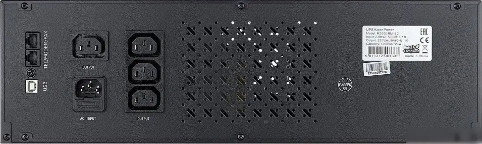 Источник бесперебойного питания Kiper R2000 RM IEC (2000VA/1200W) – фото товара