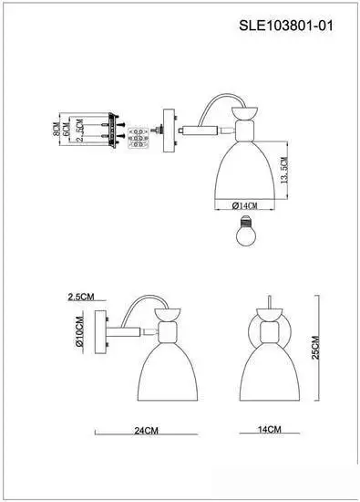 Бра Evoluce SLE103801-01 – фото товара