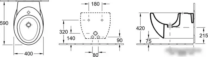 Биде Villeroy & Boch Aveo new generation [741100R1] - фото товара