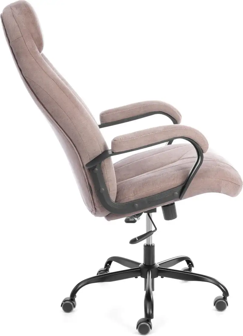 Офисное кресло TetChair Boss metalBL (ткань, светло-коричневый, KUB 03) – фото товара