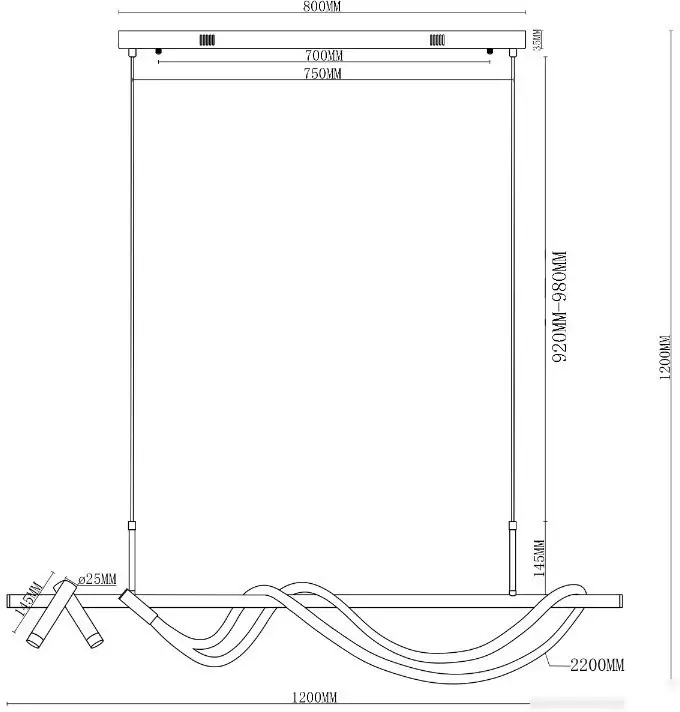 Подвесная люстра Moderli True V10685-PL – фото товара