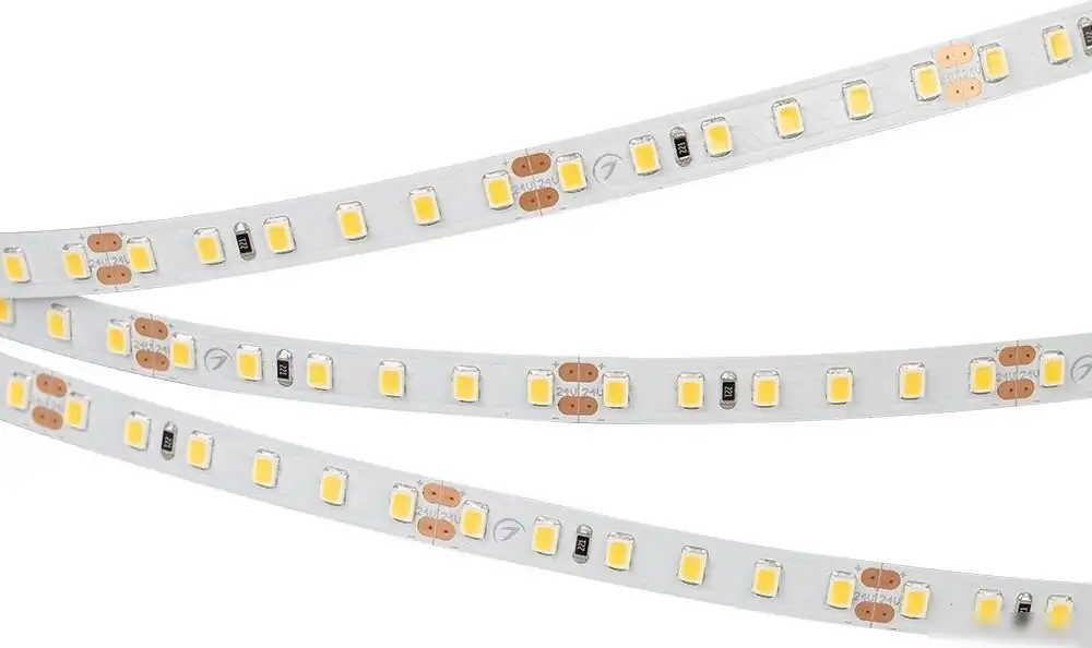 Светодиодная лента Arlight 14.4W/m 120Led/m 2835SMD теплый белый 5M RT 2-5000 24V Warm2700 2x 015699 – фото товара