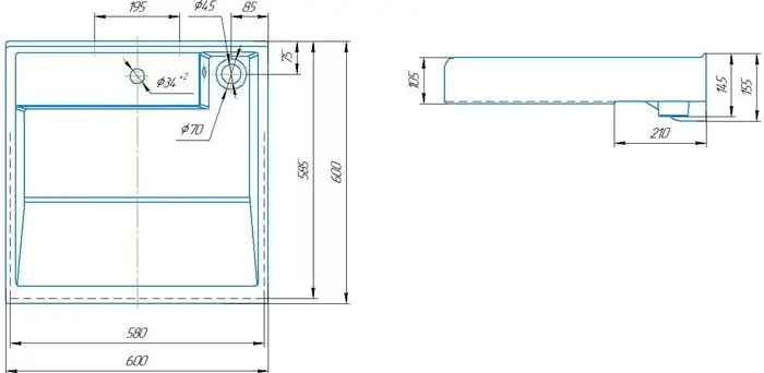 Умывальник Kirovit Престиж 60 - фото товара