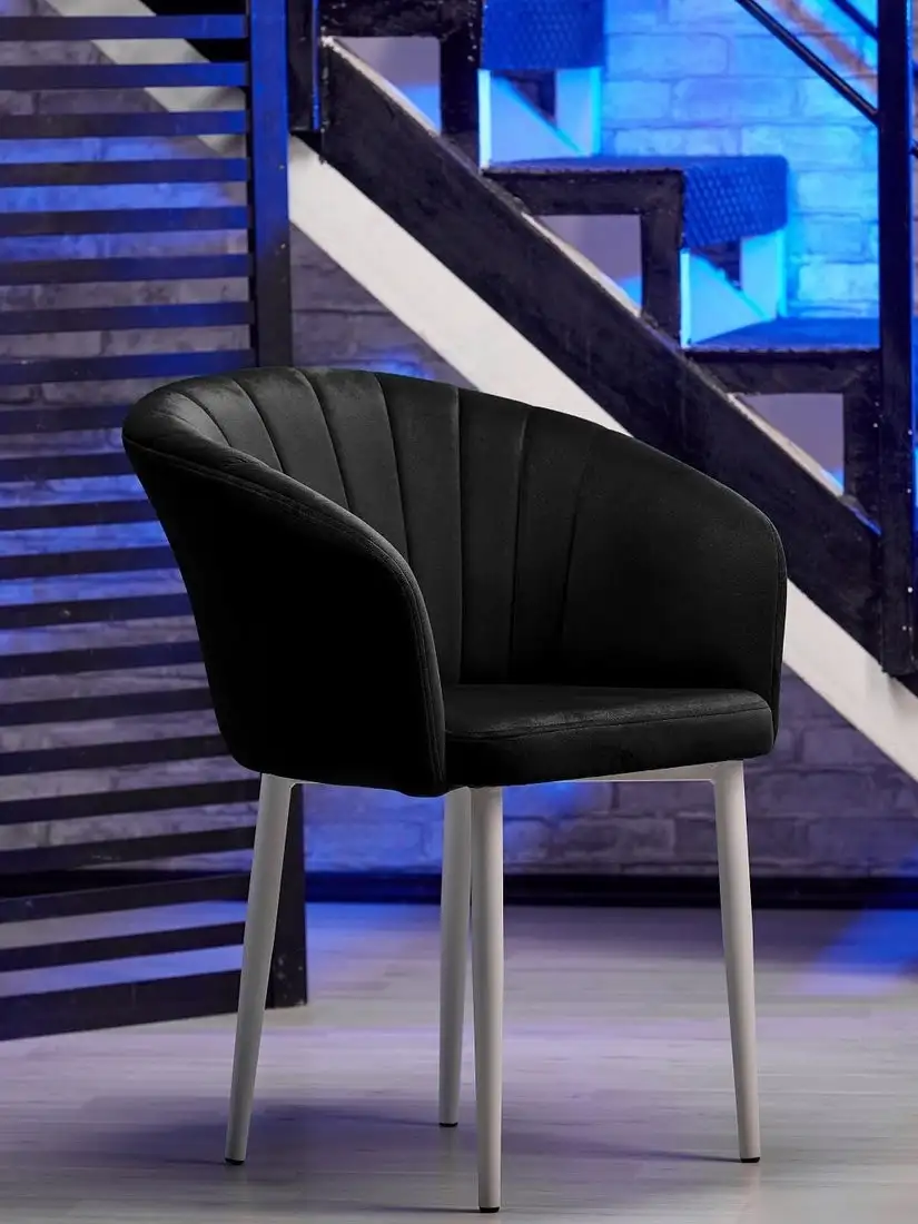 Памир Версаль F90 (черный/белая опора) – фото товара