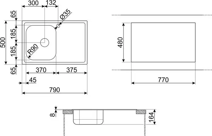 Кухонная мойка Smeg LYP791S - фото товара