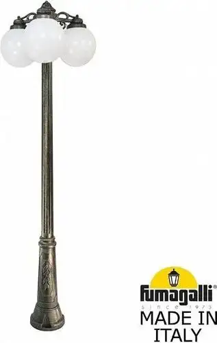 Городской фонарь Fumagalli Globe RICU BISSO/G250 3L DN FU_G25.157.S30.BYF1RDN – изображение в каталоге