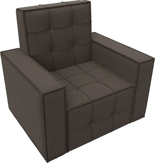 Интерьерное кресло Лига диванов Лига-067 132286 ( рогожка Амур 05 коричневый)