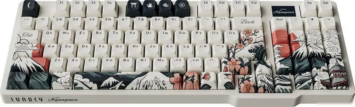 Клавиатура Lunacy Kanagawa (бежевый, g3ms Diamond) – фото товара