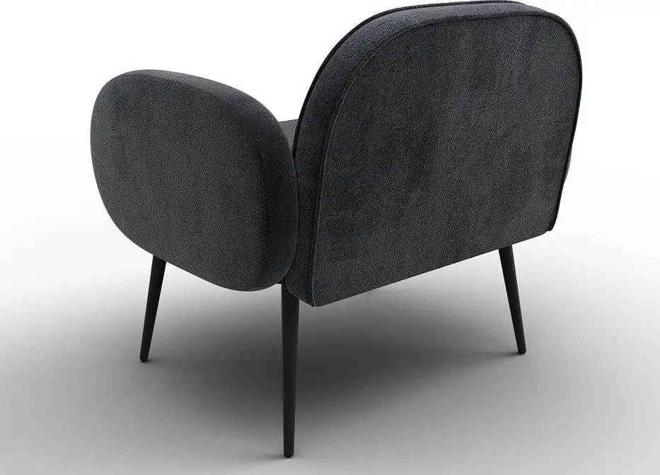 Интерьерное кресло Лига диванов Лига-086 132440 (велюр Tower 11 темно-серый)