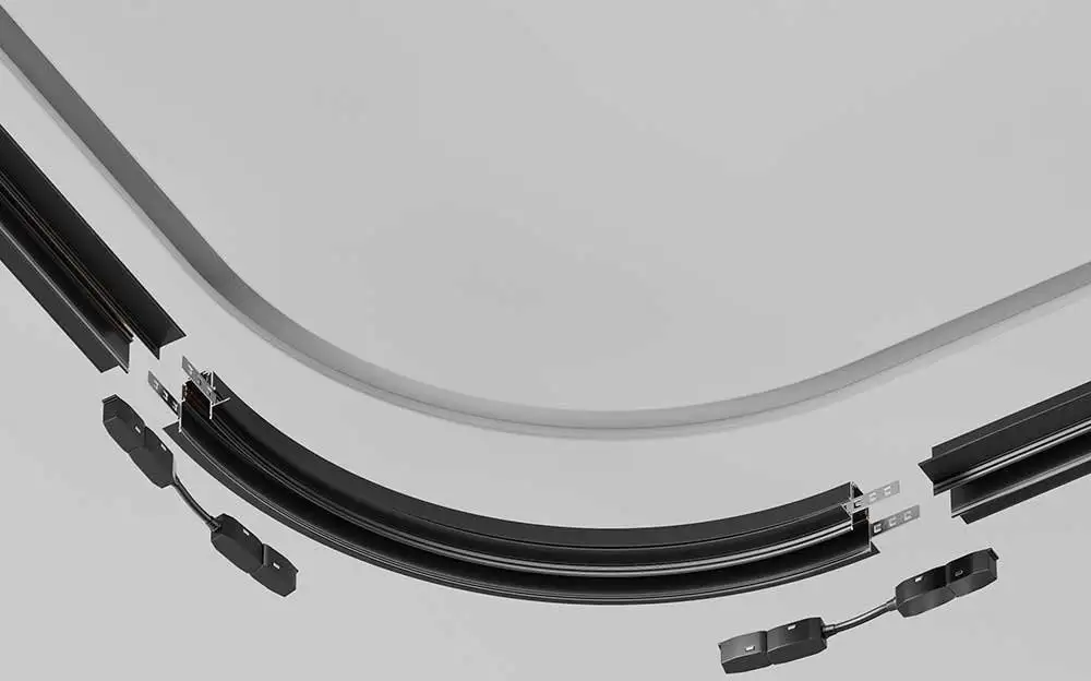 Коннектор питания шинопровода Maytoni Technical Exility TRA044-angle.12B – фото товара