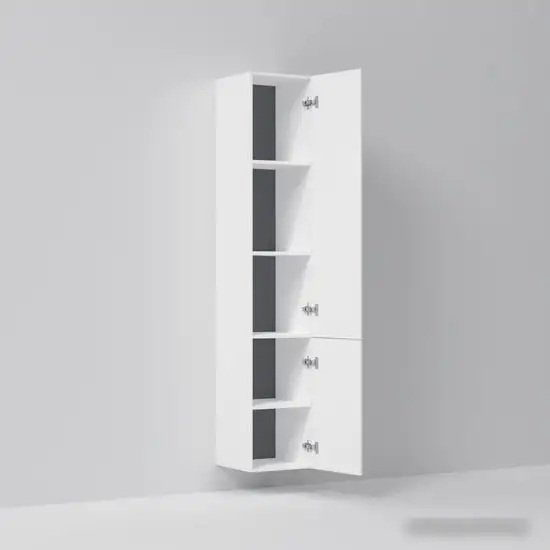 AM.PM Шкаф-пенал Gem 30 M90CHR0306WG (правый, белый глянец) – фото товара