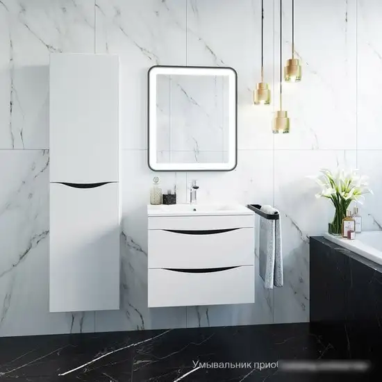 Мебель для ванных комнат IDDIS Тумба под умывальник Cloud 60 BRI10W1i95 – фото товара