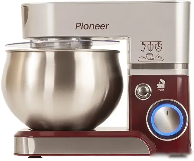 Планетарный миксер Pioneer MX322 Wine Maroon - фото товара