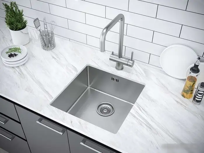 Кухонная мойка Paulmark PM214444-BS - фото товара