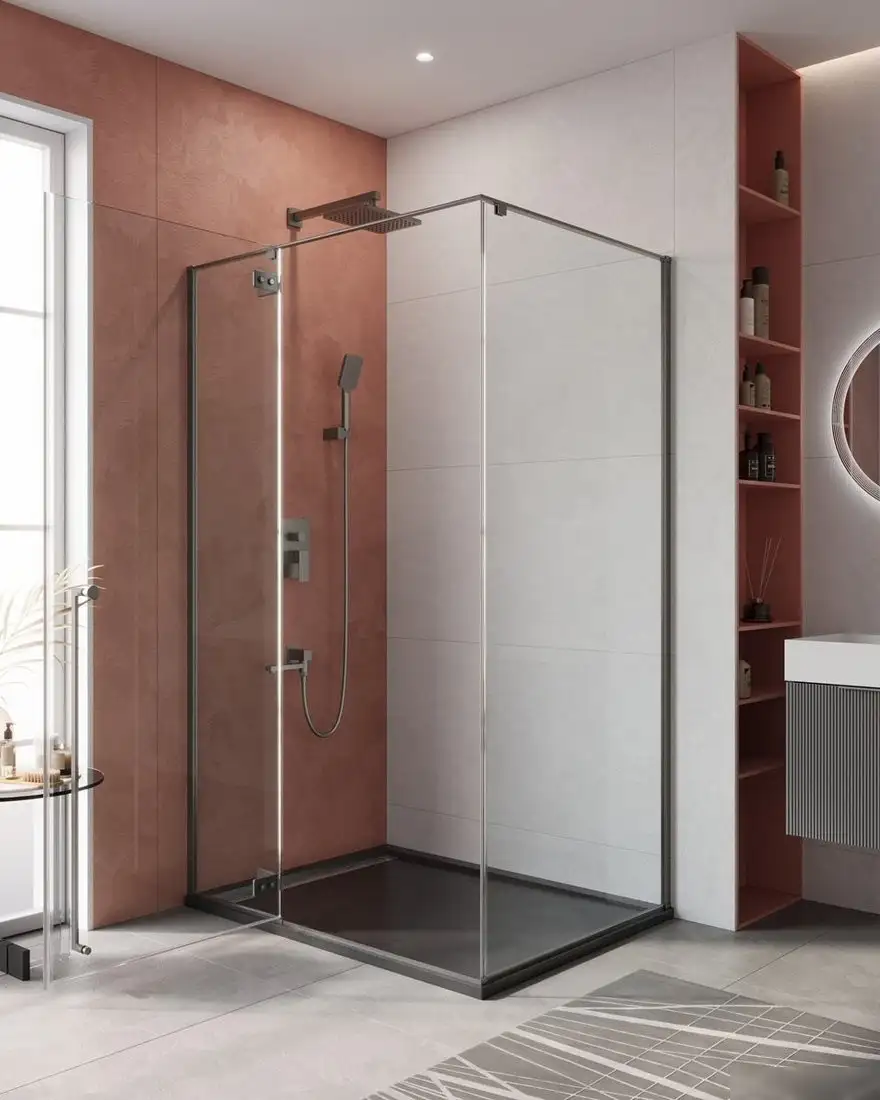 Душевой уголок Cezares LINER-AH-1-120/90-C-GM-L - фото товара