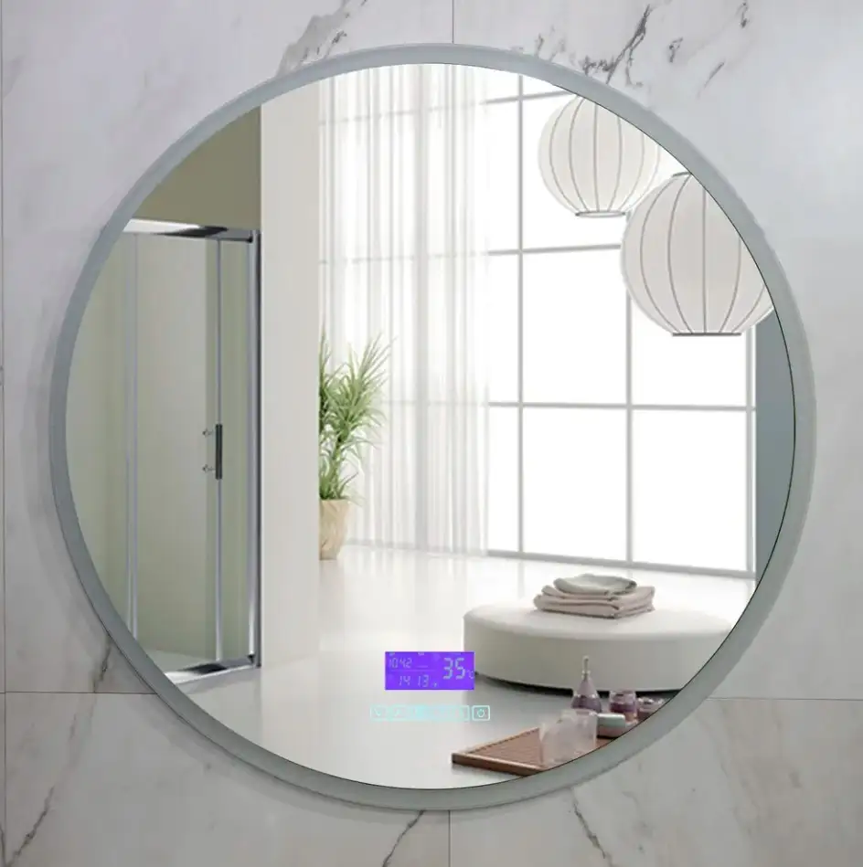 Пекам Зеркало Ring 80x80 ring-8x80M (с подсветкой, с многофункциональной панелью) – фото товара