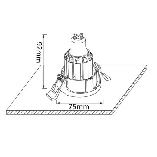 Точечный светильник Crystal Lux CLT 004C1 BL – фото товара