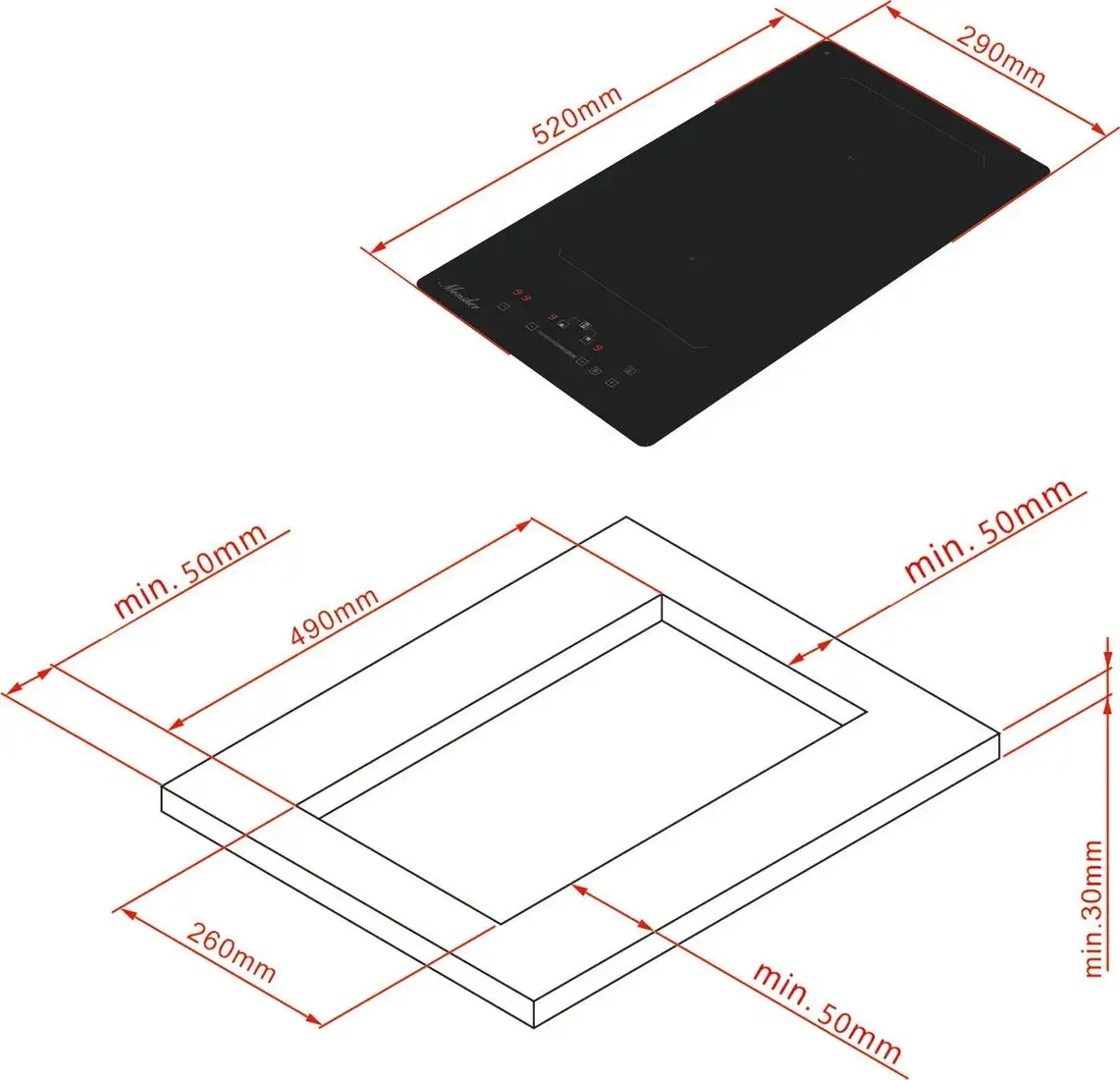 Варочная панель Monsher MHI 3011 - фото товара