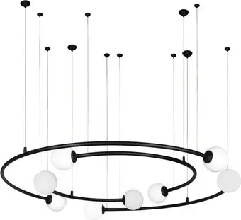 Подвесная люстра LOFT IT Infinite 10155/1100 Black – изображение в каталоге